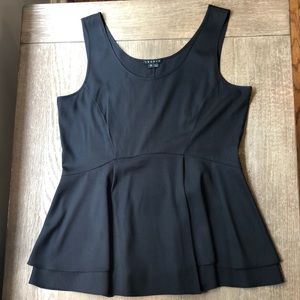 Theory Corvell Elegance Peplum Top